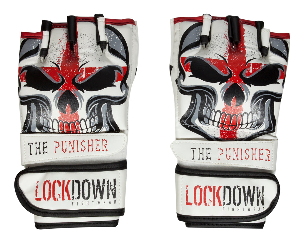 Lockdown MMA Fight Gloves 4oz - England Flag Edition