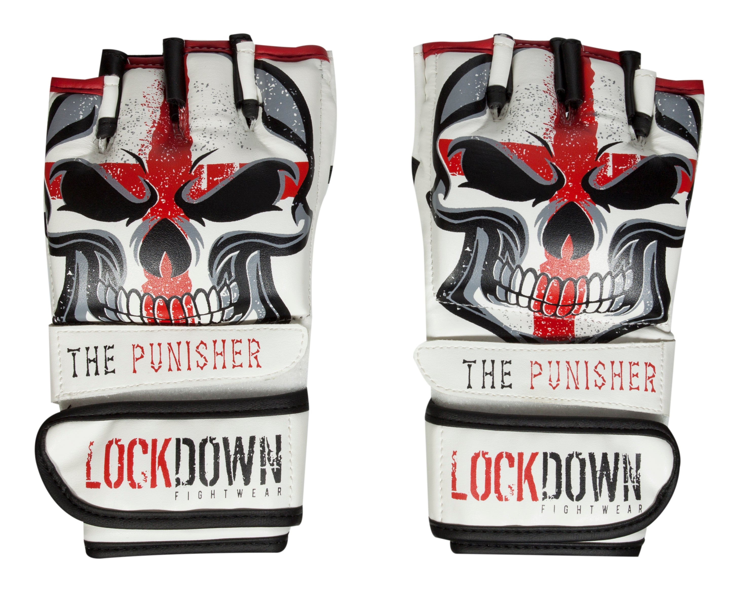 Lockdown MMA Fight Gloves 4oz - England Flag Edition