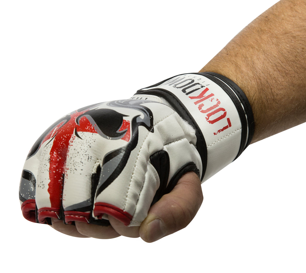Lockdown MMA Fight Gloves 4oz - England Flag Edition