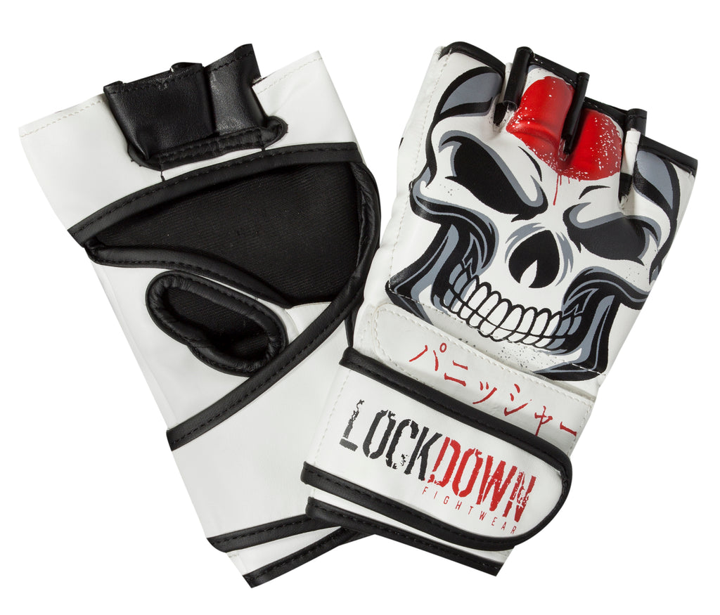 Lockdown MMA Fight Gloves 4oz - Japanese Flag Edition