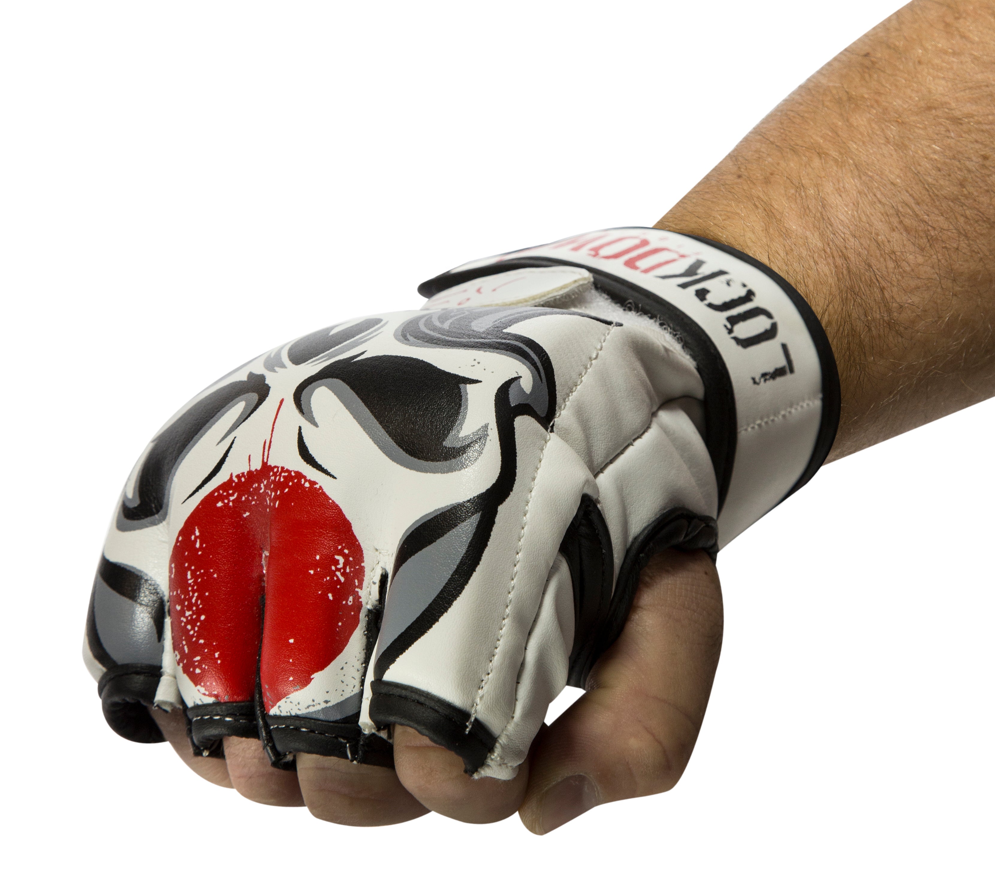 Lockdown MMA Fight Gloves 4oz - Japanese Flag Edition