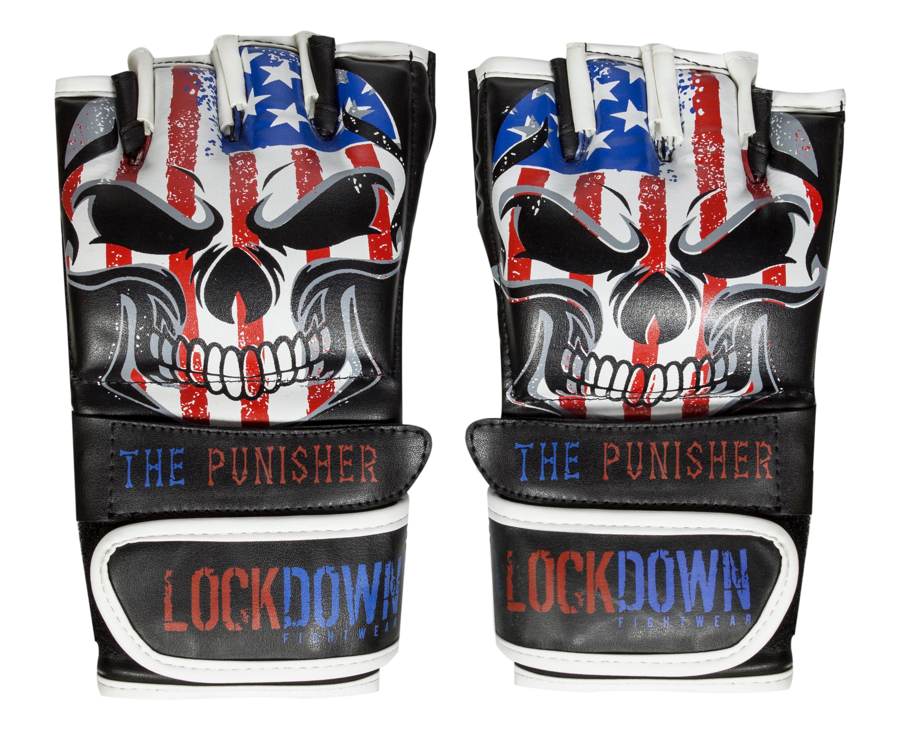 Lockdown MMA Fight Gloves 4oz - American Flag Edition