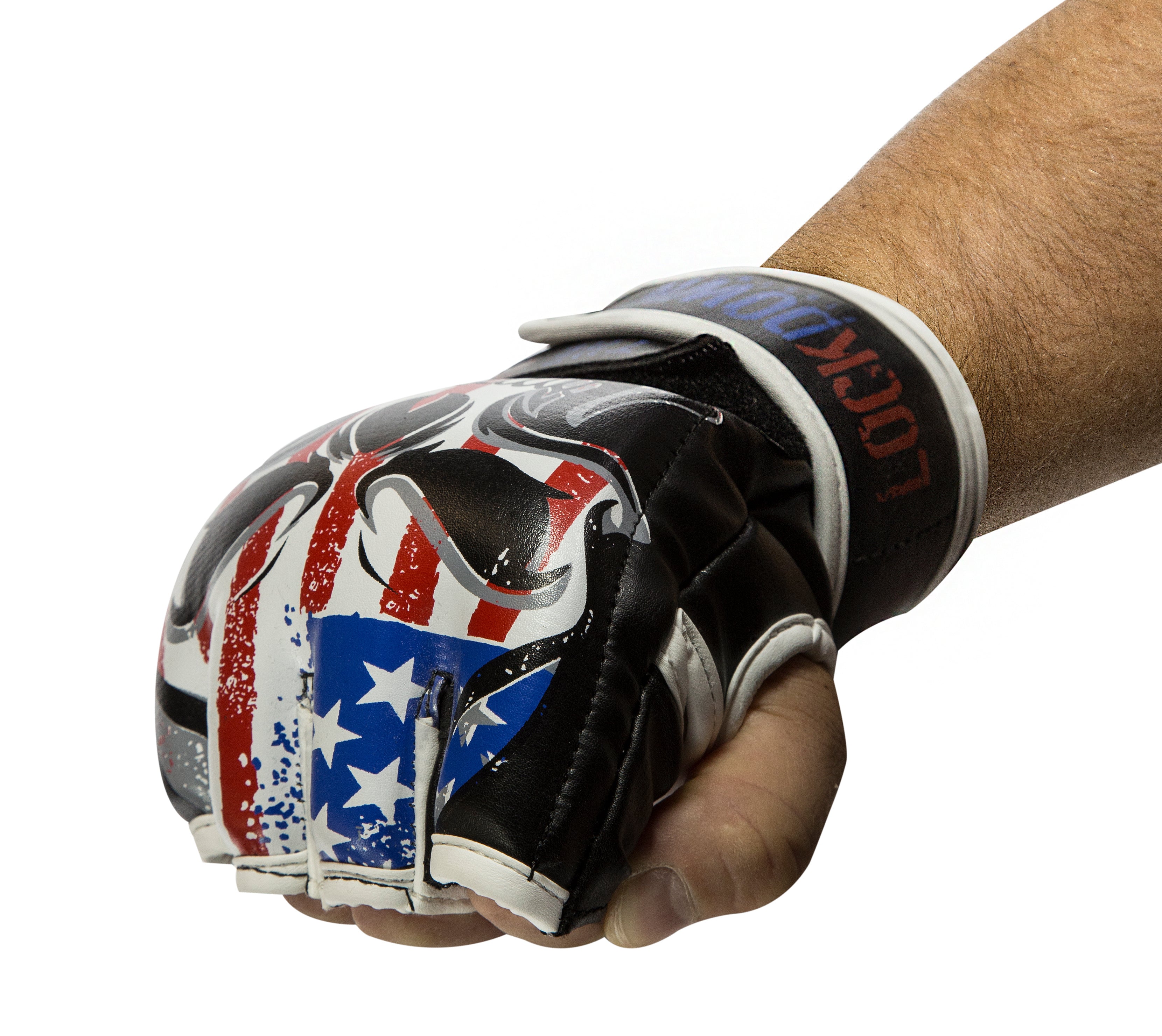 Lockdown MMA Fight Gloves 4oz - American Flag Edition