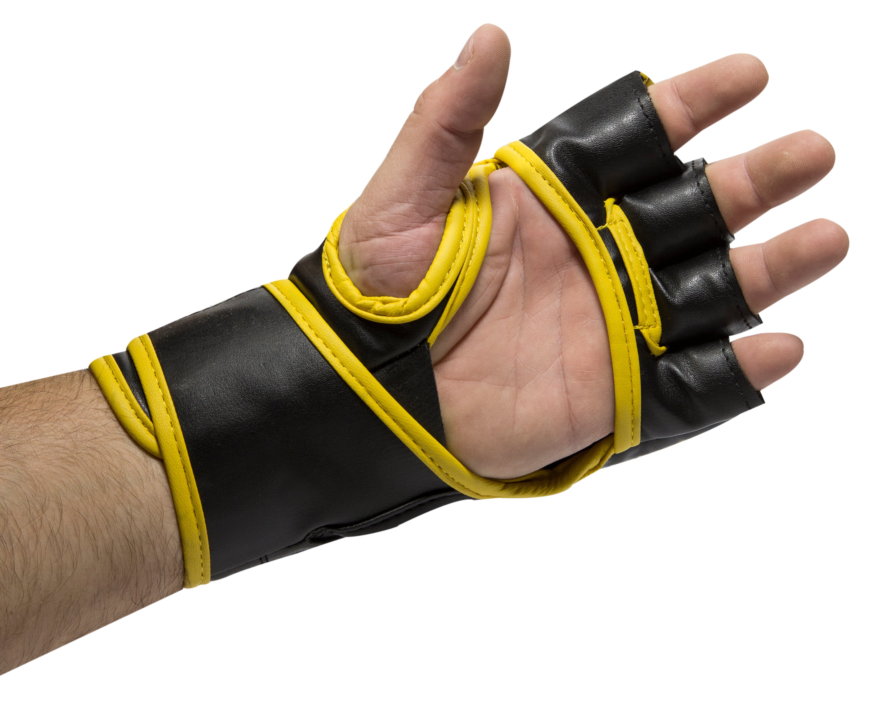 Lockdown MMA Fight Gloves 4oz - Brazilian Flag Edition