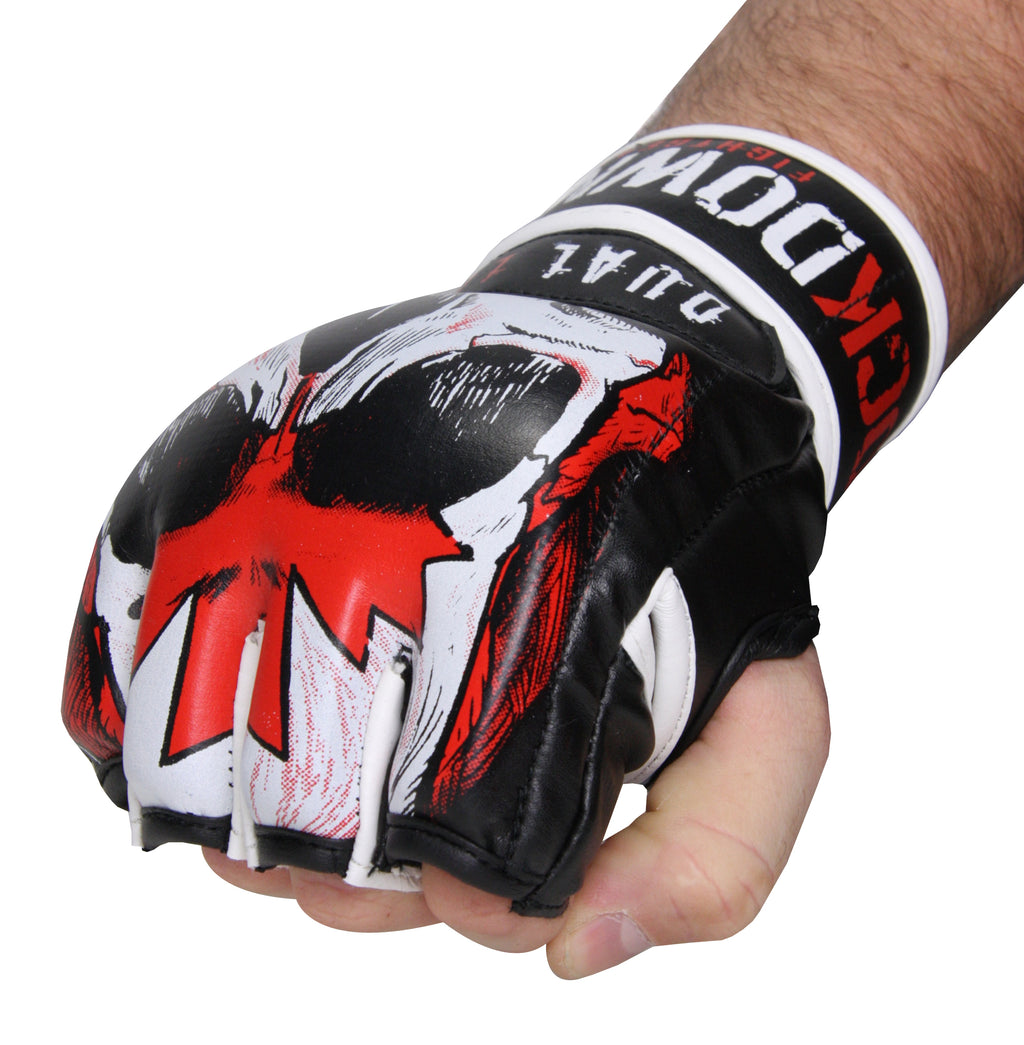 Lockdown MMA Fight Gloves 4oz - Canadian Flag Edition