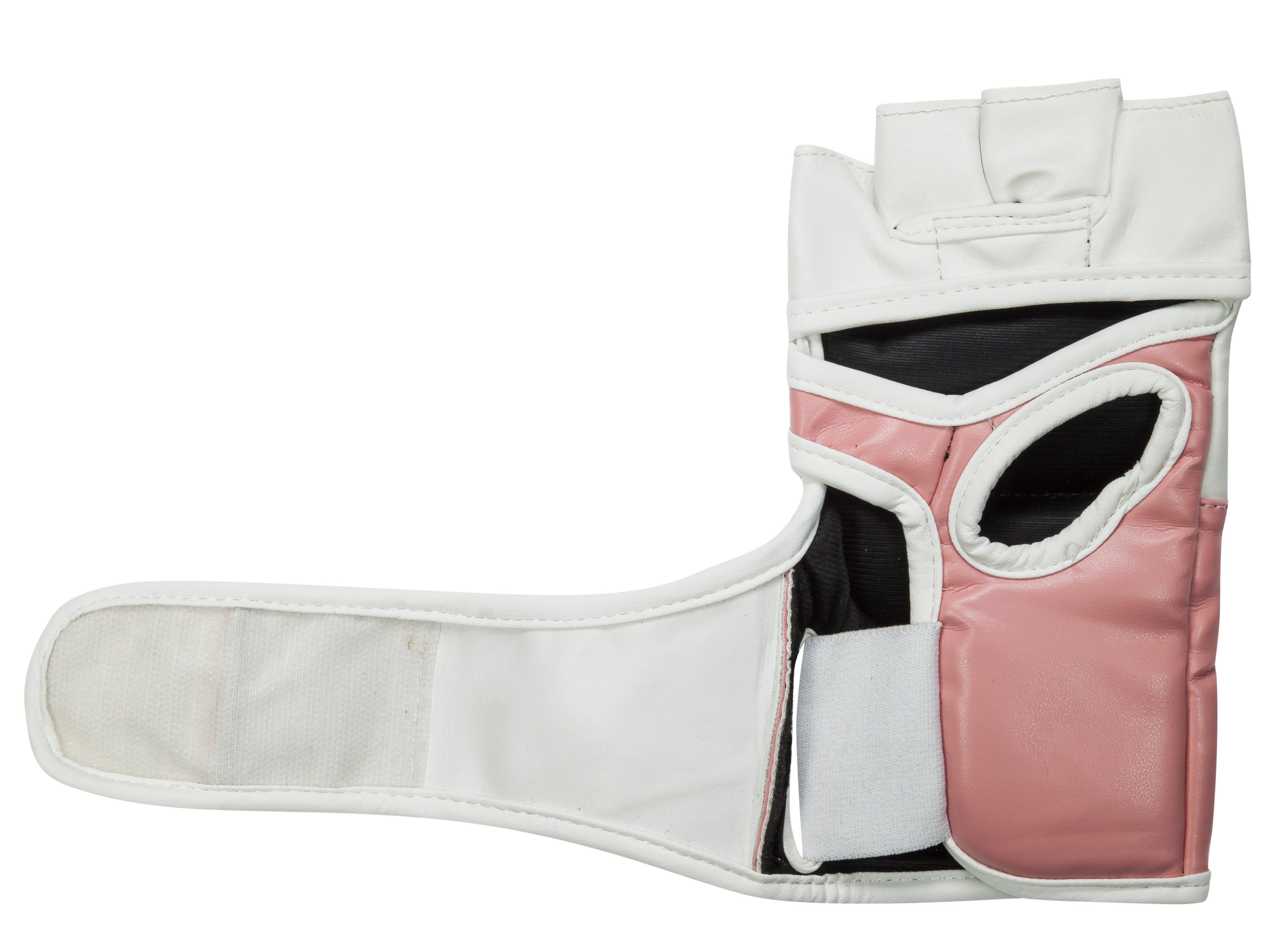 Lockdown Women's MMA Fight Gloves 4oz - Sakura - Pink/White