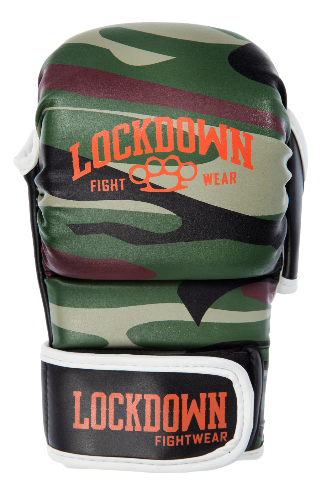 Lockdown MMA Fight Sparring Gloves 6oz - Green Camo